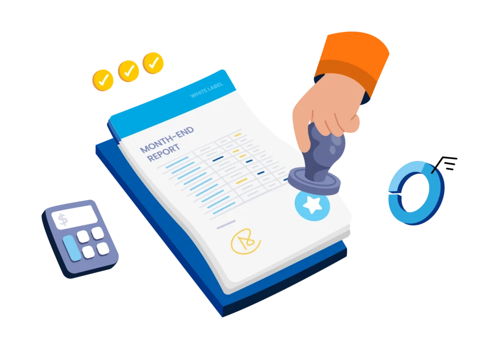 White label bookkeeping and tax